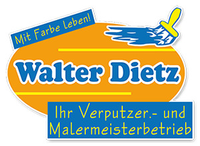 Logo Walter Dietz - Verputzer- und Malermeisterbetrieb aus Strahlungen