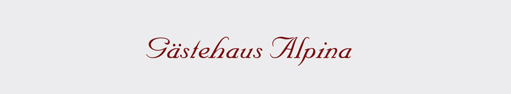 Logo Gästehaus Alpina aus Berchtesgaden